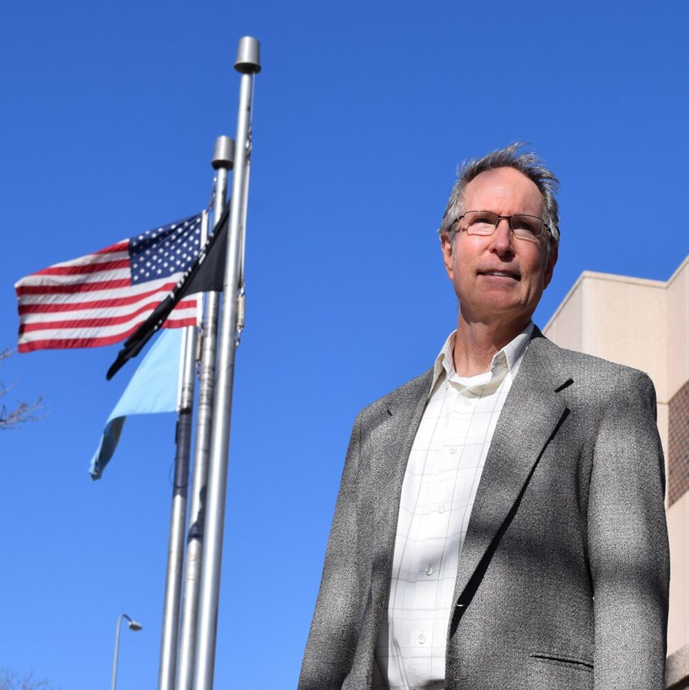Senator Blanc at City Hall